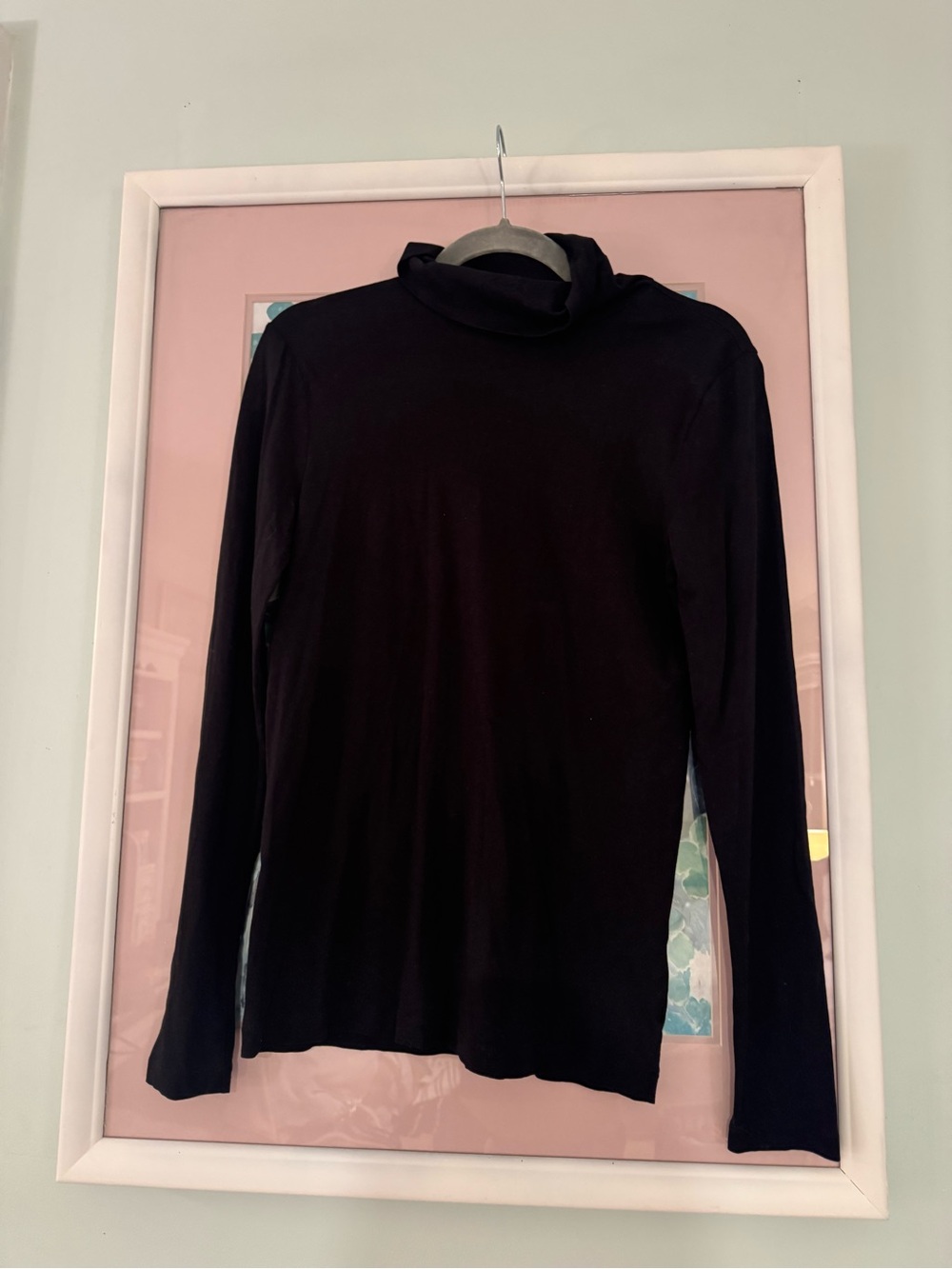 J. Crew Black Long-Sleeve Turtleneck Top